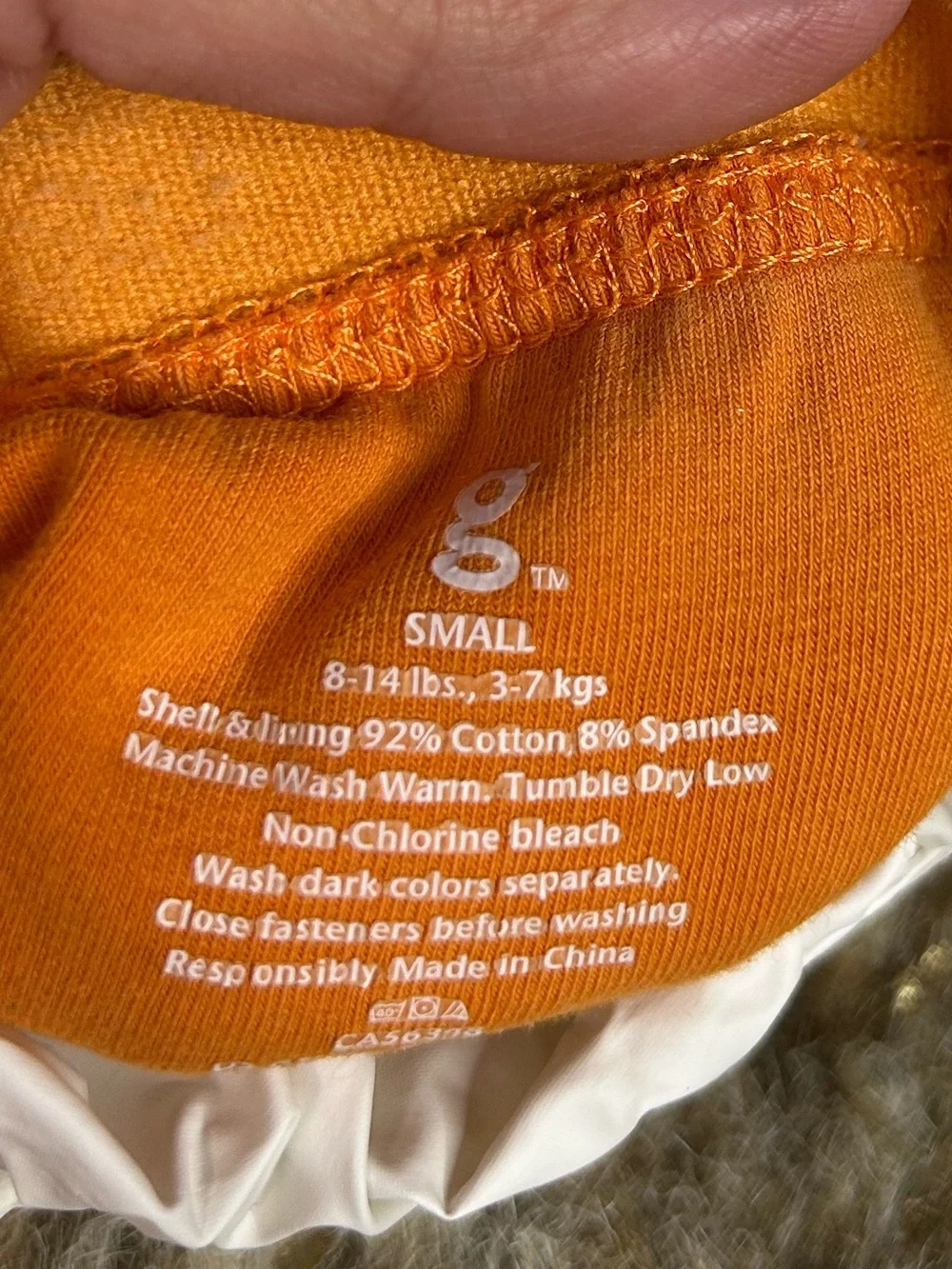 5 for $25🔥GDiapers Orange Reusable Cloth Diaper‎ Small (8-14 lbs.)